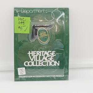 Dept 56 Vintage Promotional Banner Accessory The Heritage Village Collection NEW